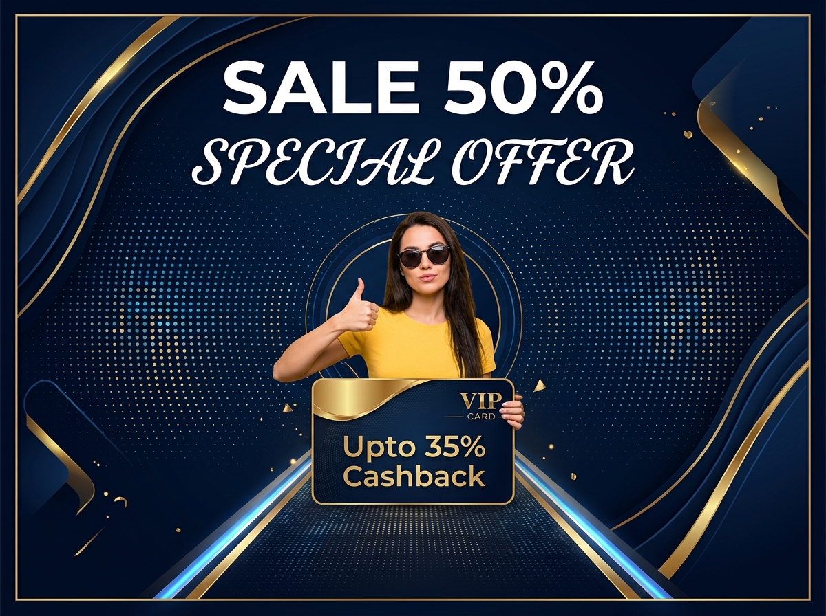 Sale 50% Special Offer - Upto 35% Cashback